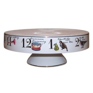 Better Homes & Gardens 12 days of Christmas cake plate stand holidays dessert